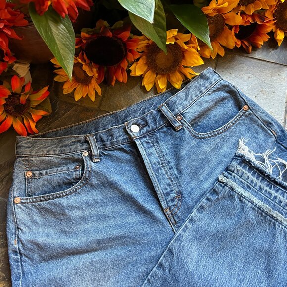 We the Free Button-Fly Jeans w/Double-Frayed Hem - Picture 4 of 16